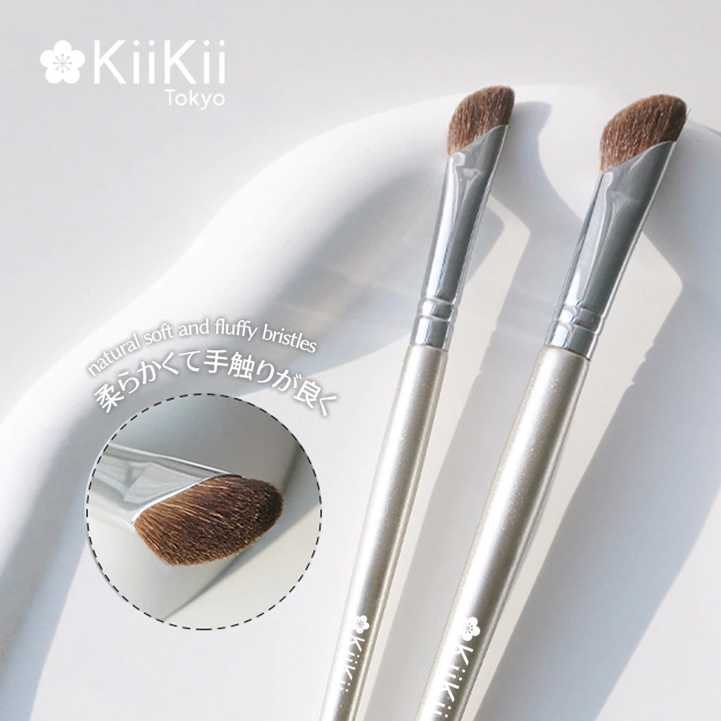 KiiKii Beauty แปรงคอนทัวร์จมูก ขนแน่น แปรงปัดแก้ม แปรงแต่งหน้ารูปตัววี แปรงรองพื้น สำหรับเฉดดิ้ง