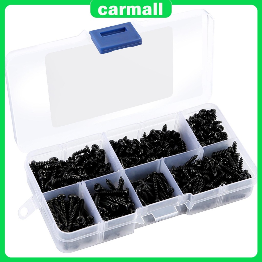 2000 ชิ้น M3 Self Tapping สกรู 6/8/10/12/16/18/20 มิลลิเมตร Pan Head Cross Self เจาะสกรู Assortment 