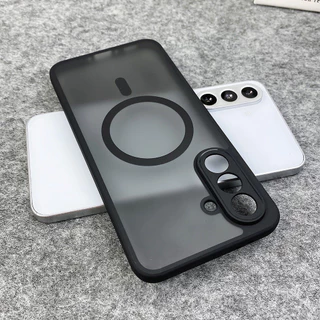 Case For A07 5G/A17 A06 A16 A26 A56 A36 A55 S25Fe เคส ผิวด้าน แม่เหล็ก ชาร์จได้ สำหรับ SAMSUNG/iPhone S25Ultra 016