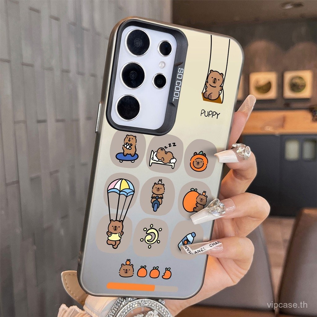 Jiugongge Capybara น่ารักการ์ตูนสนุกกันกระแทกเคสโทรศัพท์SamsungเหมาะสําหรับS23ULTRA S22 S23 S24 S25 