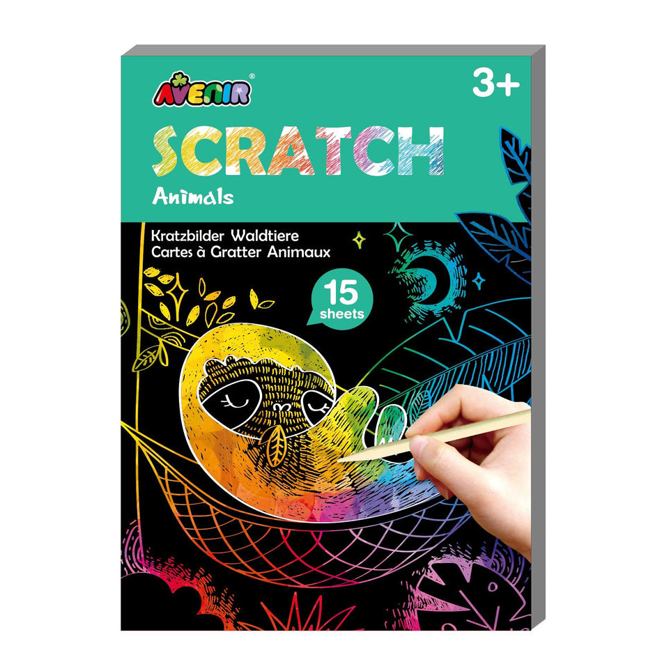 Avenir - หนังสือ Mini Scartch - สัตว์ป่า