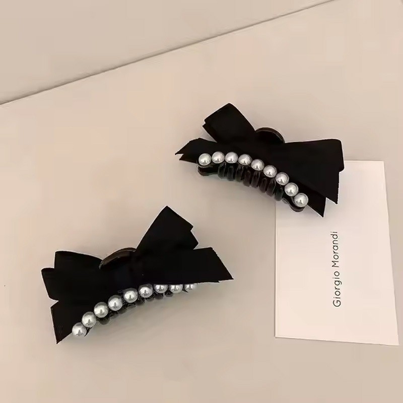 2025 รุ่นล่าสุด กิ๊บติดผมโบว์มุกคลิปหน้าม้าด้านข้างหญิงผมโบว์มุกคลิปหน้าม้าด้านข้างหญิง