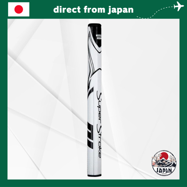 Super Stroke GR-252 Zenergy XL Tour 3.0 Putter Grip – White/Black