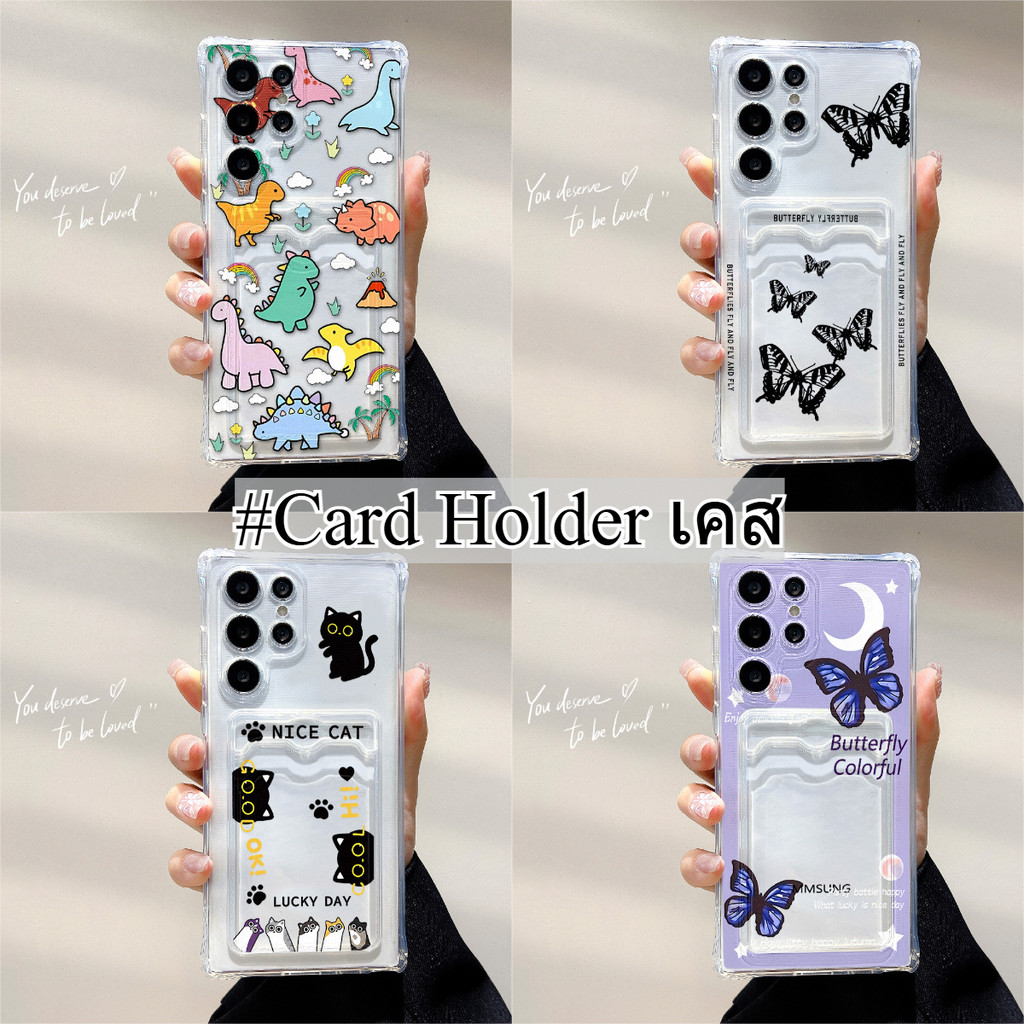 Card Holder เคส for Samsung A56 5G A16 A06 A55 A05 A05S A54 A26 5G A36 A15 A35 A12 A34 A14 S24 A52 A
