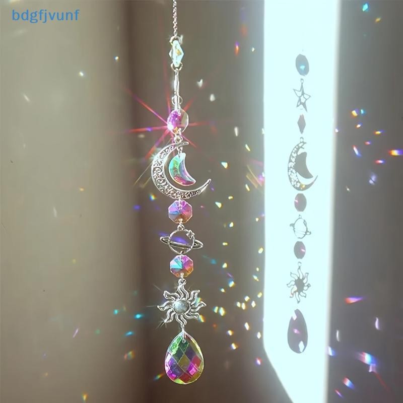 BDGF คริสตัลกระดิ่งลม Rainbow Maker Sun Catcher Dream Catcher จี้บ้านสวน Decor Wind Chime, วันหยุด, เทศกาล, ตกแต่งบ้าน, TH - รูปที่ 4