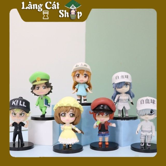 (od) Combo Set 7 รูปโมเดล Anime/ Manga Cells at Work (Hataraku Saibou)