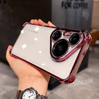 เคสโทรศัพท์สําหรับ Huawei Pura 80 Pro + Ultra Pura80/80Pro/80Pro + Pura80Ultra Plus 5G 2025 Clear Soft เคสป้องกันกันกระแทกฝาหลัง
