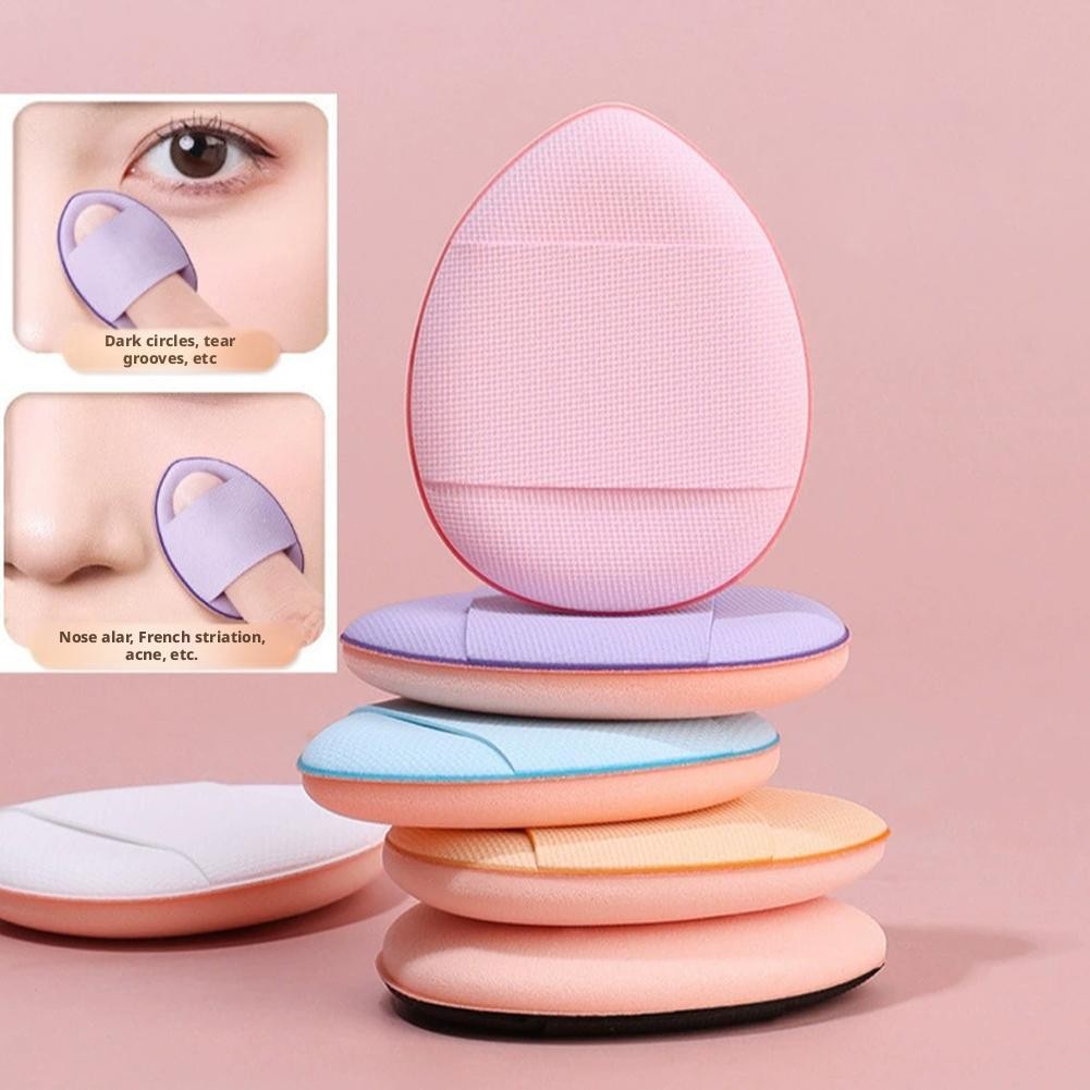 Mini Finger Sponge Make Up Small Air Cushin Puff Wet Tool Makeup Dry And Powder Puff W4I2