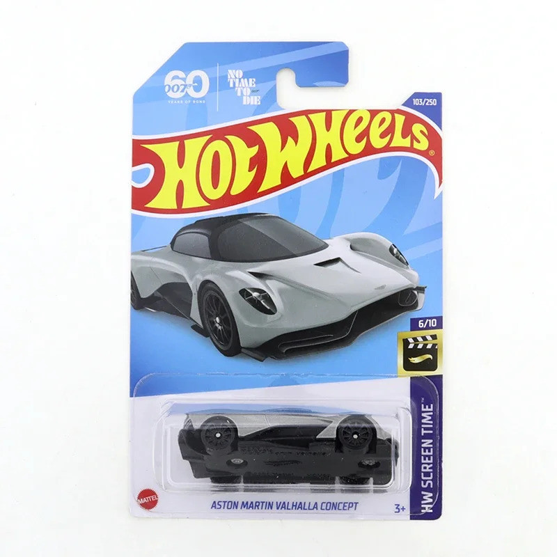 2022 Hot Wheels ASTON MARTIN VALHALLA CONCEPT #103/250 HW เวลาหน้าจอ 6/10 Mini Alloy Coupe 1/64 โลหะ