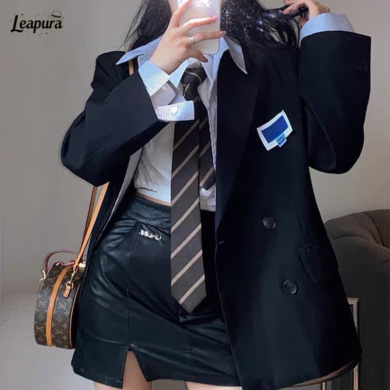 เนคไทแฟชั่นสำเร็จรูปนักเรียนJKวินเทจสไตล์ญี่ปุ่นเครื่องประดับสำหรับผู้ชายและผู้หญิง❤️Leapura - รูปที่ 5