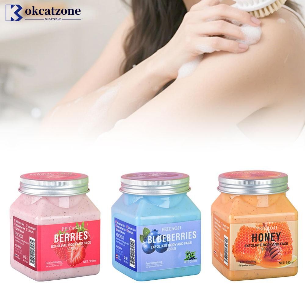 OKCATZONE Body Scrub กาแฟ Bath Scrub Exfoliating Moisturizing Hydrating All Body Cleansing Scrub Exf