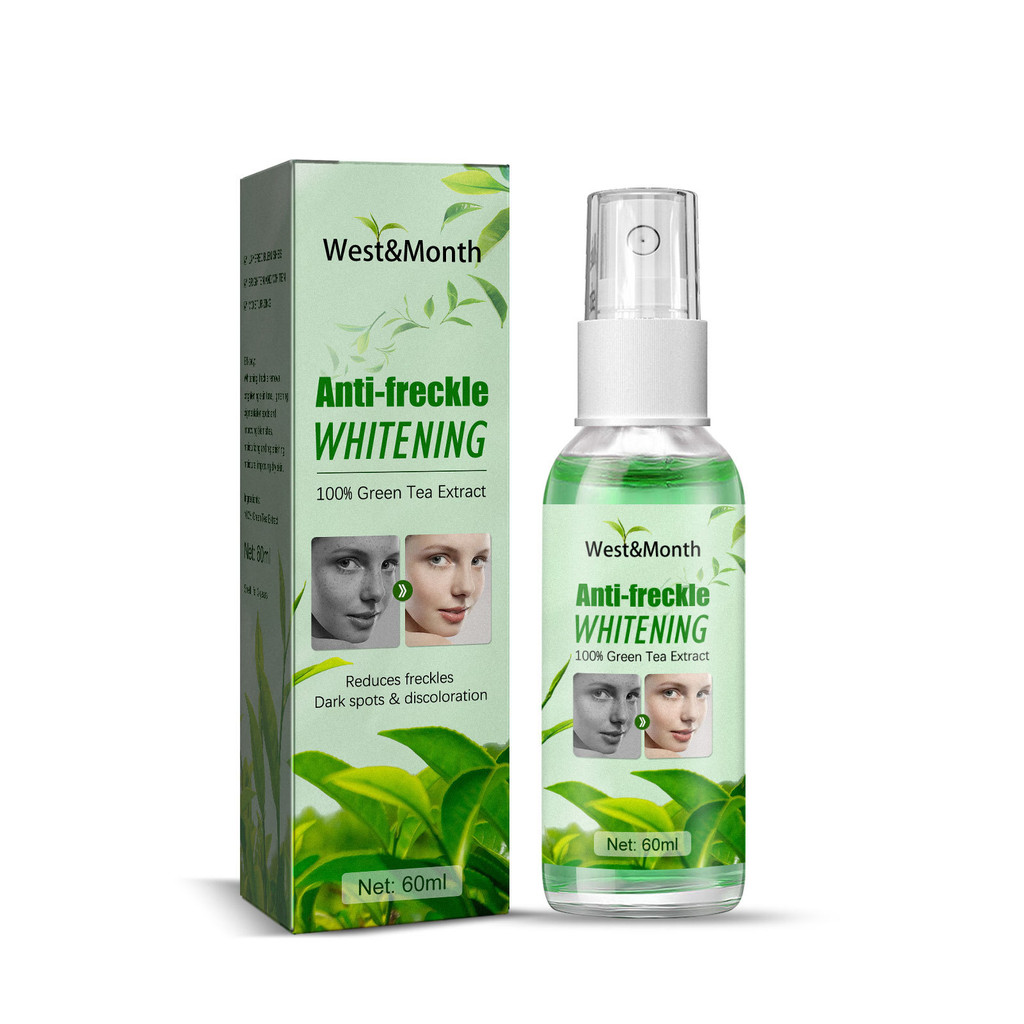 West หมองคล้ํา Fade Brightening & Brightening Skin Tone Month Fade Spots Beautify Skin Green Tea Ton