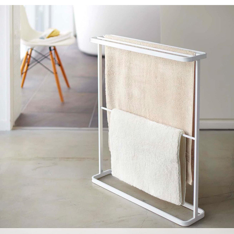 ราวแขวนผ้าเช็ดตัว ราวผ้าขนหนู ราวตากผ้าเช็ดตั เหล็กเกรดสูง ชั้นวางผ้าเช็ดตัว แข็งแรงทนทานติดตั้งง่าย - รูปที่ 7