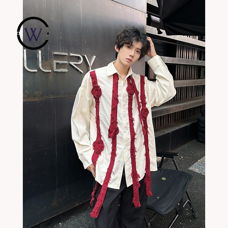 Dark Series 25 เสื้อมือทำลายดอกไม้ไฟสำหรับผู้ชาย สไตล์อุตสาหกรรม สำหรับทั้งสองฤดูกาล CS78PG998