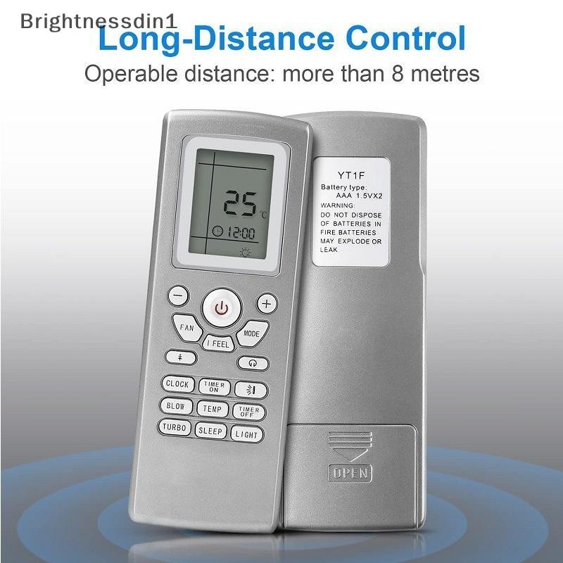 [Brightnessdin] การเปลี่ยนรีโมทคอนโทรลสําหรับเครื่องปรับอากาศ YT0F YTOF YT1F1 YT1F2 YT1F3 YT1F4 YT1F