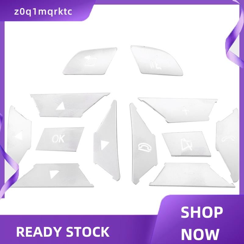 z0q1mqrktc พวงมาลัยปุ่มสวิทช์ Trim สติกเกอร์สําหรับ CE Ml Cla Gla Sl Class W176 W246 W212 W204