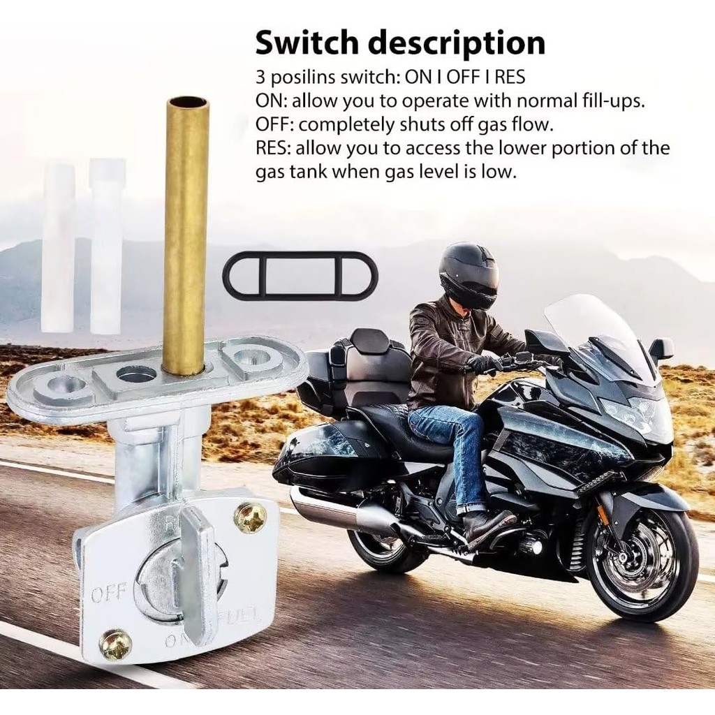 การใช้วาล์ว Petcock สําหรับ YAMAHA PW80 XT125 XT250 XT350 TW200 TTR90 E 6KYD