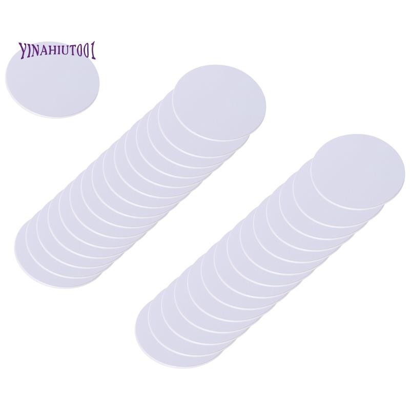 Yinahiut00130 ชิ้น 215 การ์ด, สําหรับ NTAG215 การ์ดกลม Rewritable 215 แท็กการ์ดใช้งานร่วมกับ TagMo แ