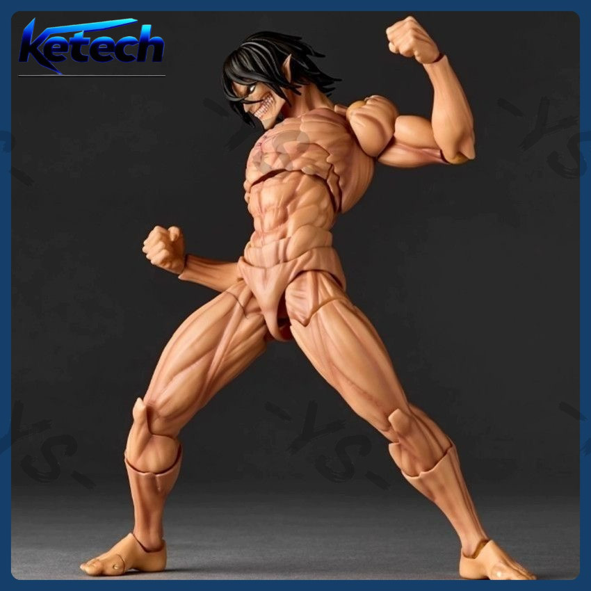 Kaiyodo Revoltech Amazing Yamaguchi Attack on Titan Eren Jaeger Ko รุ่น Gk อะนิเมะ Action Collection