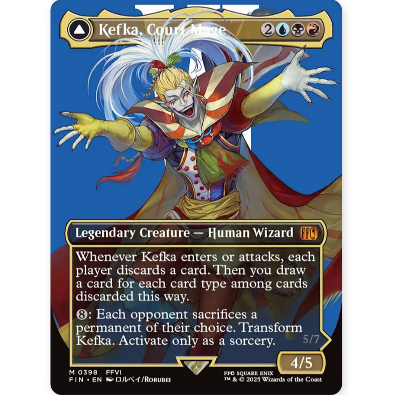 Wanzhi Card Palace Magician Kevkahara/Flashing FIN Final Fantasy