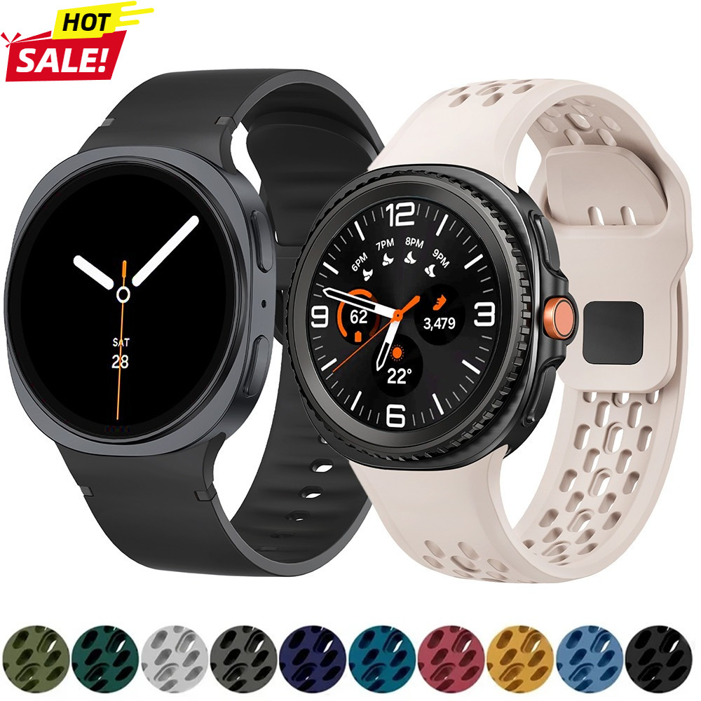 Sport Band สําหรับ Samsung Galaxy Watch 8 44 มม.40 มม.8 คลาสสิก 46 มม.เข็มขัดเปลี่ยนข้อมือสร้อยข้อมือ Correa Galaxy Watch 8 สาย