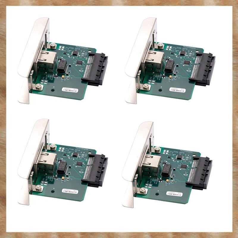 [KYG] การ์ดเครือข่ายเซิร์ฟเวอร์พิมพ์อีเธอร์เน็ตภายใน 4X สําหรับ ZT210 ZT220 ZT230 ZT610