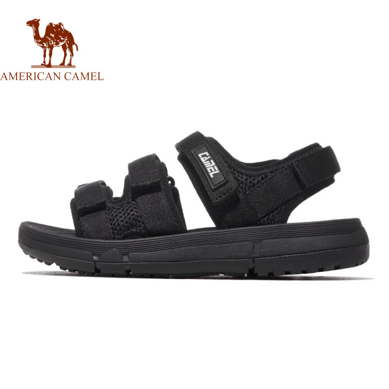 AMERICAN CAMEL รองเท้าแตะ Velcro ชายหาดกันลื่น