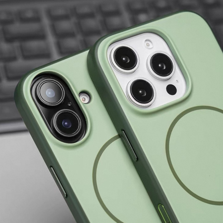 【TPU+Pc/Matte hard case/Orange】เคส compatible for iPhone 16 17 pro max case - รูปที่ 7