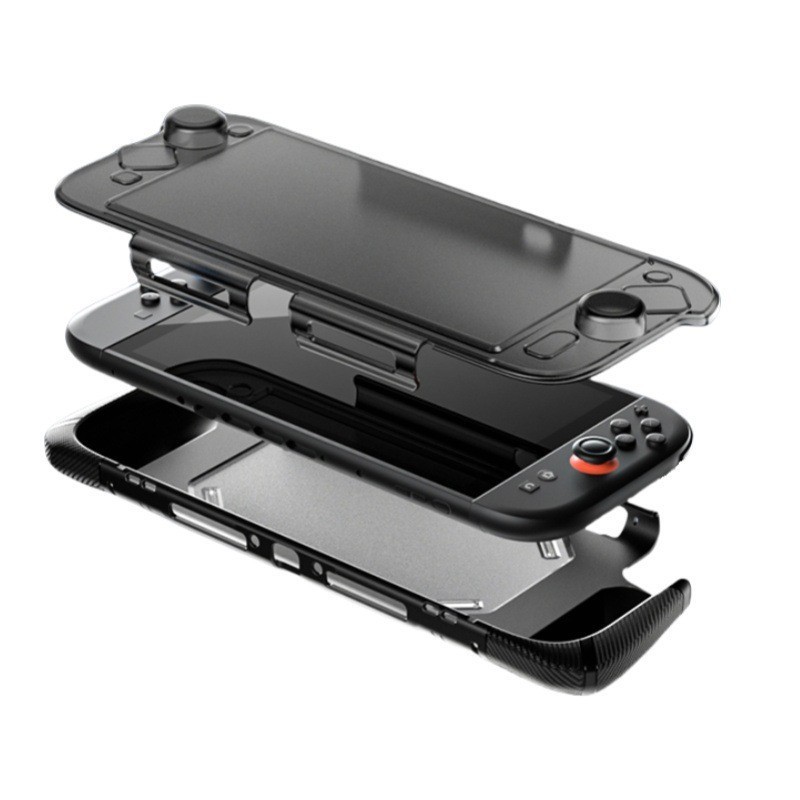 กล่องเก็บของเคสป้องกันโฮสต์ Nintendo Switch2/NS2 พร้อมฝาครอบเคส TPU ป้องกันรอยขีดข่วนทนต่อการสึกหรอ