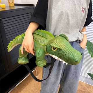 เป้สะพายหลังสไตล์ครอบครัว ลายจระเข้น้อย พร้อมตุ๊กตาอนิเมะน่า…