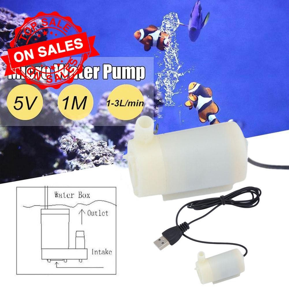 Usb One Metre Cable Dc Low Voltage ปั๊มน้ําขนาดเล็กปั๊มขนาดเล็ก Submersible Micro Pumping G6t4
