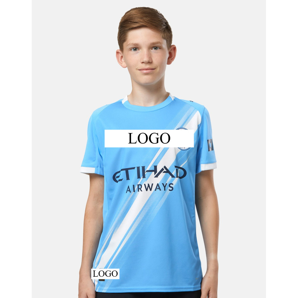 ใหม่ GO Kids MAN City Home Away เสื้อ 3rd