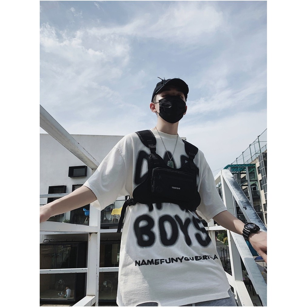 KINGMEN 🎒 กระเป๋าคาดอก กระเป๋าเสื้อกั๊กอเนกประสงค์ กระเป๋าเป้ พร้อมส่ง - รูปที่ 7