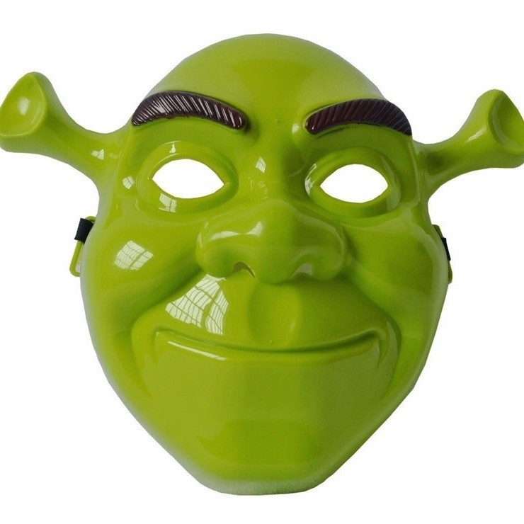 Shrek Halloween Monster Mask Funny Must-Have Shrek Mask Monster Mask Tricky Toy Mask 25.8.24