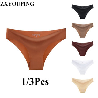 Zxyouping 1/3ชิ้นผู้หญิงชุดชั้นในกางเกงไม่มีรอยต่อไร้สายที่ม…