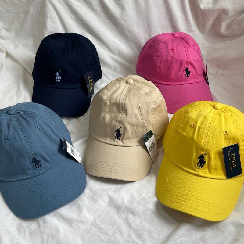 RALPH LAUREN Original Cap สินค้ามีพร้อมจัดส่ง ตีนตุ๊กแกhat