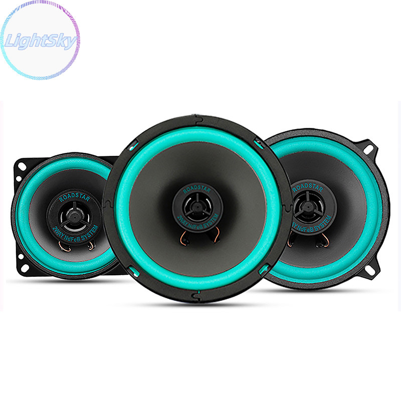 Lightsky 4/5/6.5 นิ้วลําโพงรถยนต์ 160W Universal HiFi Coaxial ซับวูฟเฟอร์เครื่องเสียงรถยนต์เพลงสเตอริโอ 92dB Full Range ความถี่ลําโพงอัตโนมัติ TH