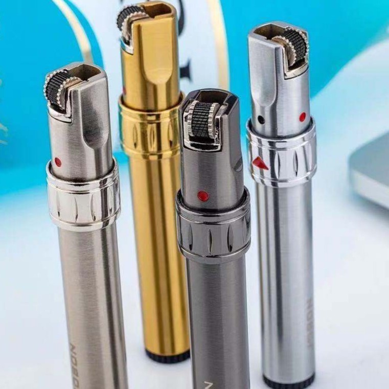 ไฟแรง JOBON ไฟเเช็ก ไฟแช็ค ไฟลอย บุหรี่ ปรับระดับไฟได้ ล็อคไฟค้างได้ แบบเติมแก๊ส