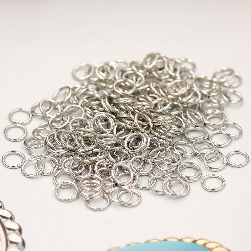 50ชิ้น/แพ็คโลหะเปิดแหวนเหล็กขนาดเล็กคแหวนสร้อยคอสร้อยข้อมือการเชื่อมต่อแหวนทําเองเครื่องประดับที่ทําด้วยมือจับคู่อุปกรณ์มัลติฟังก์ชั - รูปที่ 5