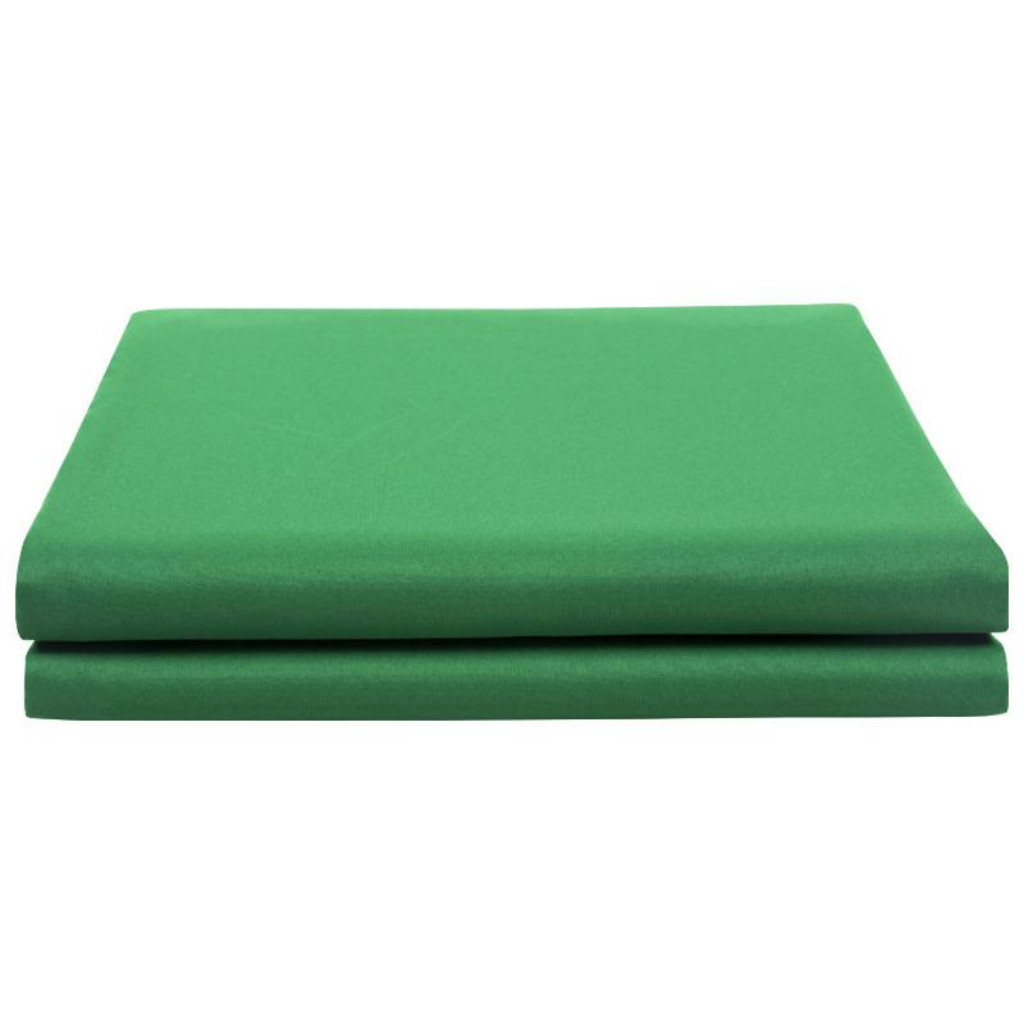 ผ้าฉาก green screen สีเขียว มีหลายขนาด 3x2 3x4 3x6 Cotton เนื้อผ้าทิ้งตัว ยับยาก  ฉากเขียวกรีนสกรีน