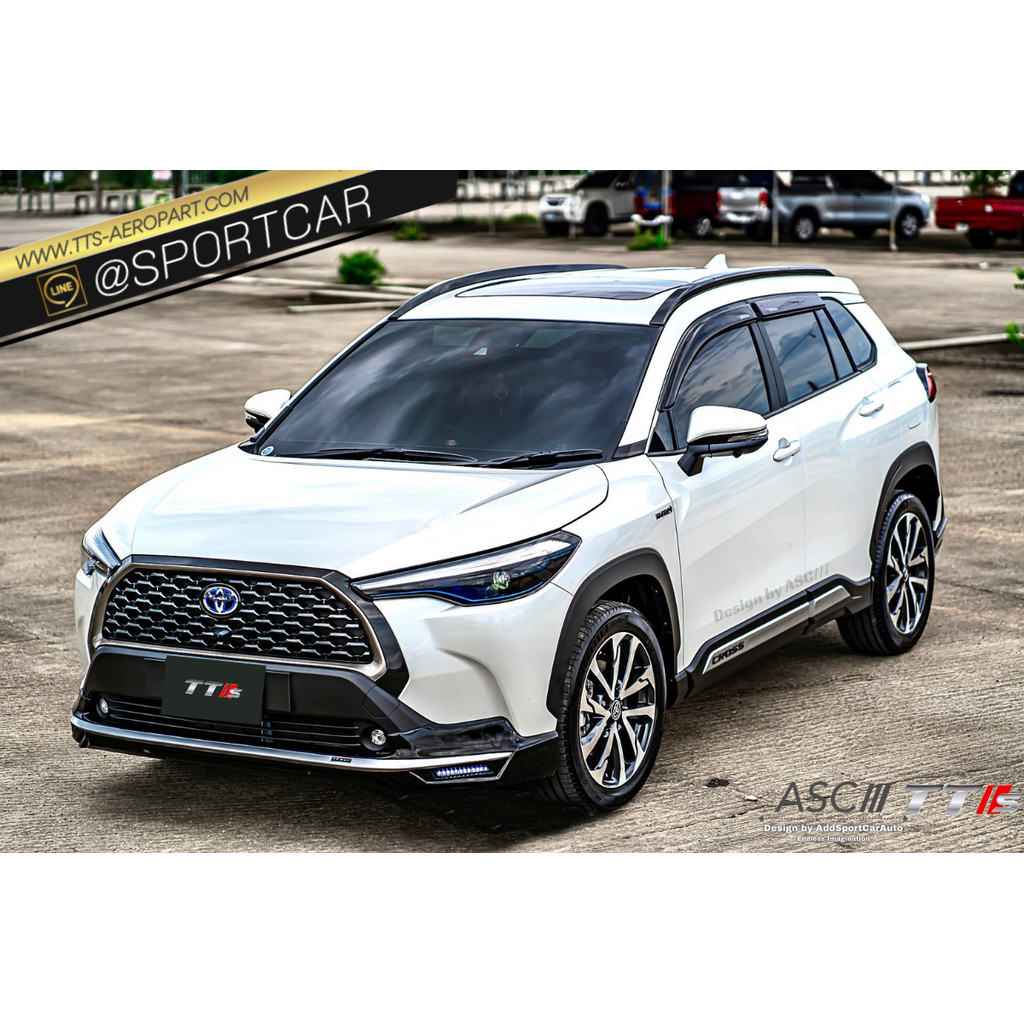 ชุดแต่งพร้อมกาบประตู Toyota Cross 20-23 ทรง TTS Sport by ASC - ชุดแต่ง Corolla Cross, Toyota Cross แ