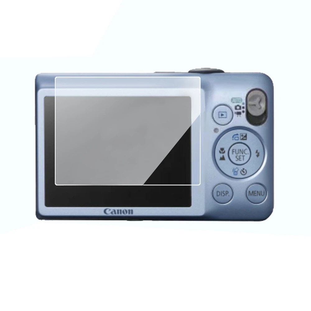 9h Scratch-proof ระเบิดพรีเมี่ยมป้องกันฟิล์มกระจกนิรภัยป้องกันหน้าจอ LCD สําหรับ Canon A1100 IXUS110