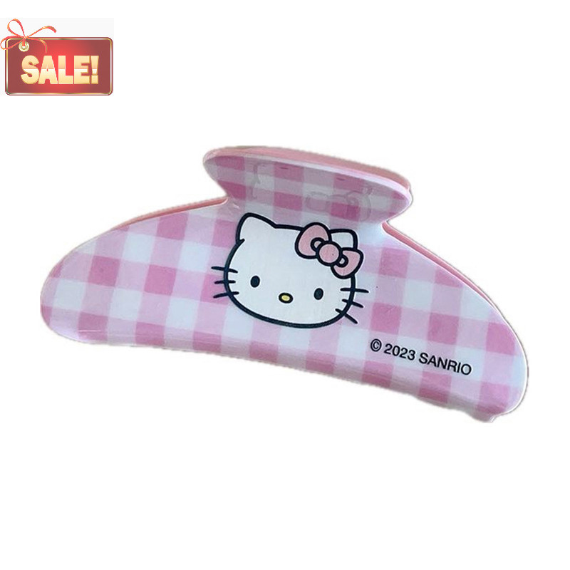 Bl Kawaii Hello Kitty ผม Claw การ์ตูนอะนิเมะ Hairpin Shark คลิปน่ารักอะคริลิคคลิปผมสําหรับสาว Headwear อุปกรณ์เสริมผม A