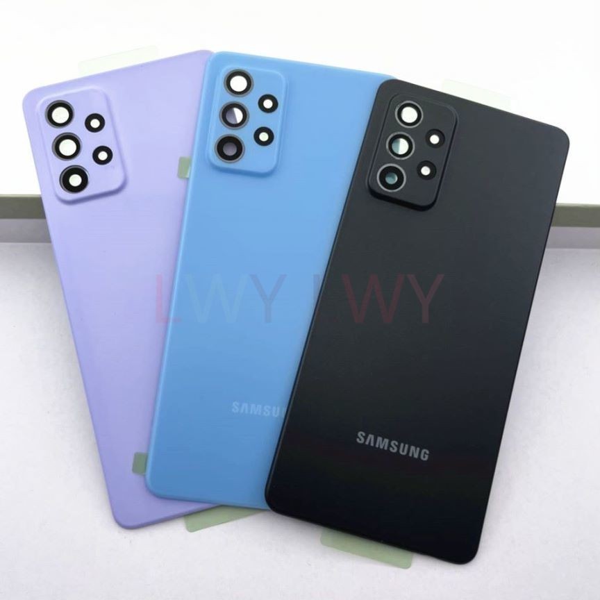 SAMSUNG ฝาหลังแบตเตอรี่สําหรับsamsung Galaxy A52 A52s A72 4G 5G A525 A526 A528 A725 ด้านหลังแผงเปลี่ยนชิ้นส่วน