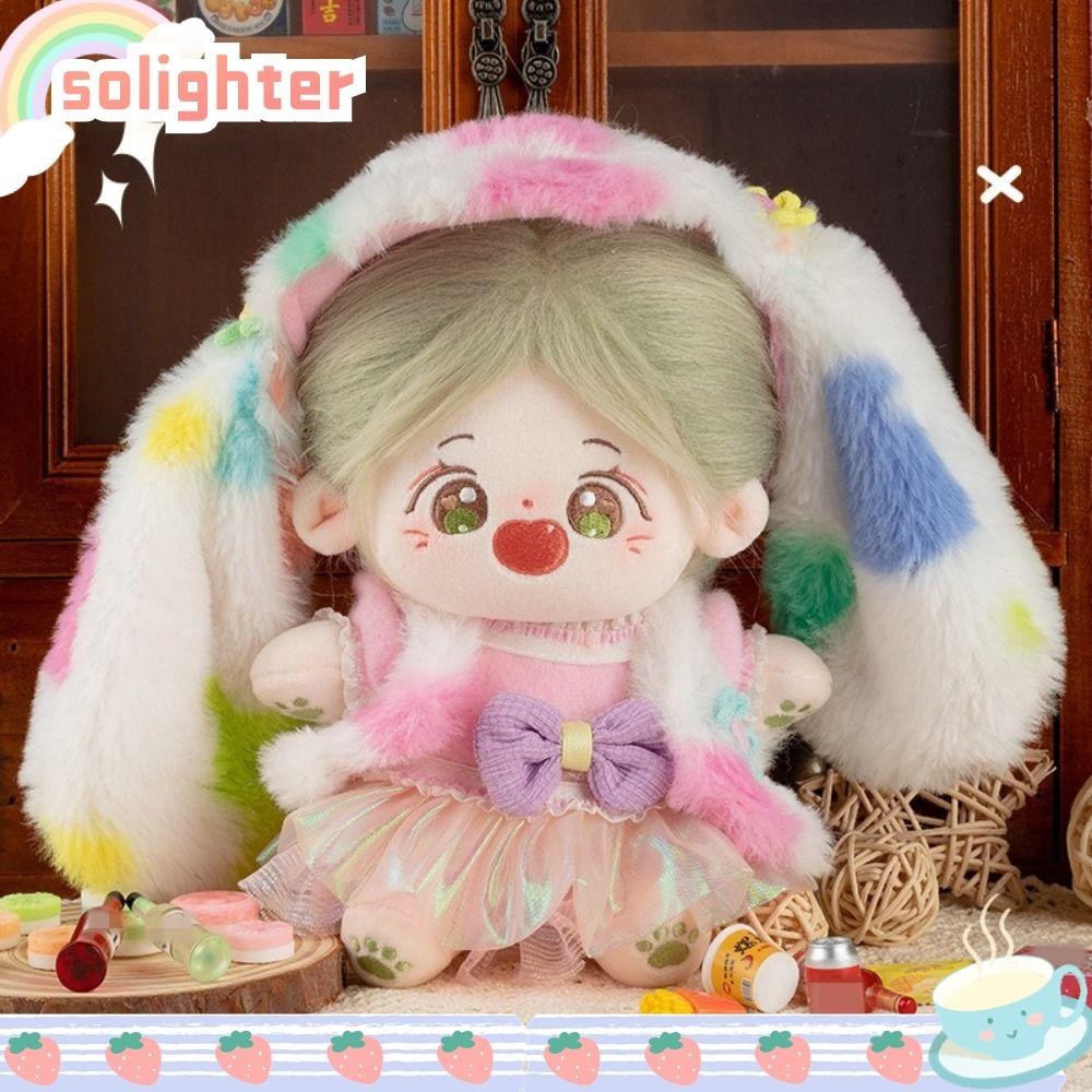 Solighter ชุดเสื้อผ้าตุ๊กตา, ชุดตุ๊กตาผ้าฝ้าย Pretty Nifty 20 ซม., ชุดตุ๊กตาน่ารักน่ารัก