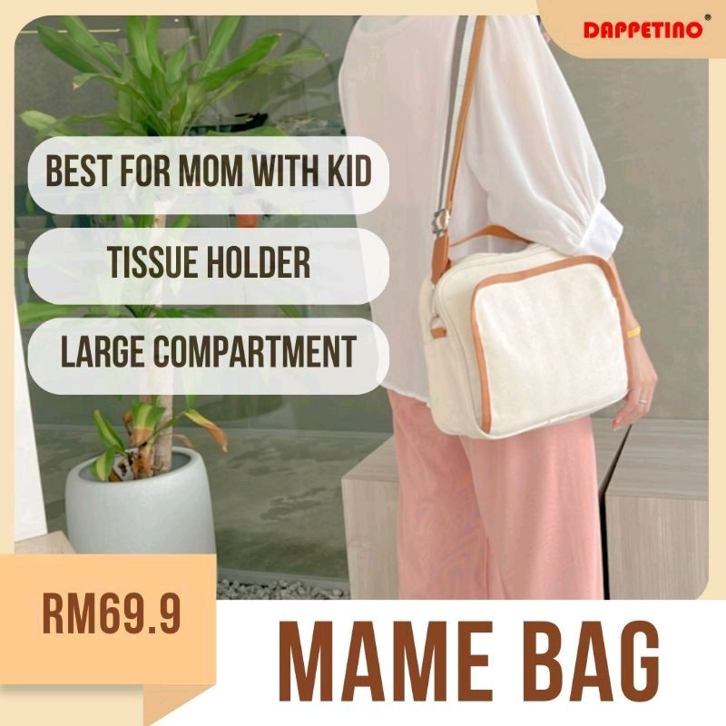 แดปเปติโน®️ Mame Bag Mommy Bag Stylish Bag INS Bag