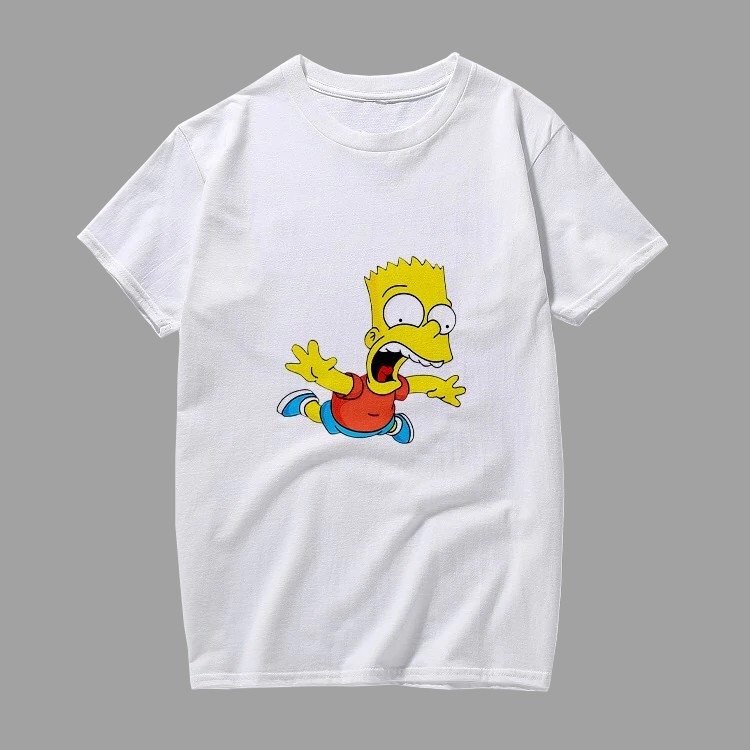 🚀ส่งเร็วพิเศษ🚀เสื้อยืด The Simpson ลายเท่ห์ๆ กวนๆ น่ารักๆ #เสื้อยิดลายการ์ตูน #The Simpson #Simpson 
