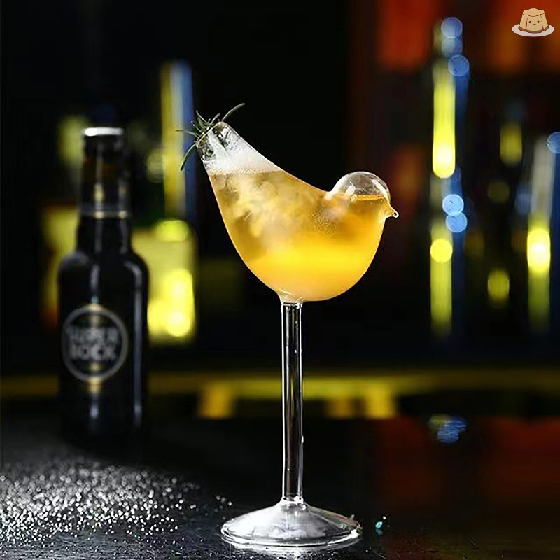 [GZ] แก้วค็อกเทลสร้างสรรค์หนามรูปปลา Goblet แก้วบาร์ KTV ไนท์คลับถ้วยดื่ม Octopus รูปนกไวน์ถ้วยน้ําผลไม้ TH