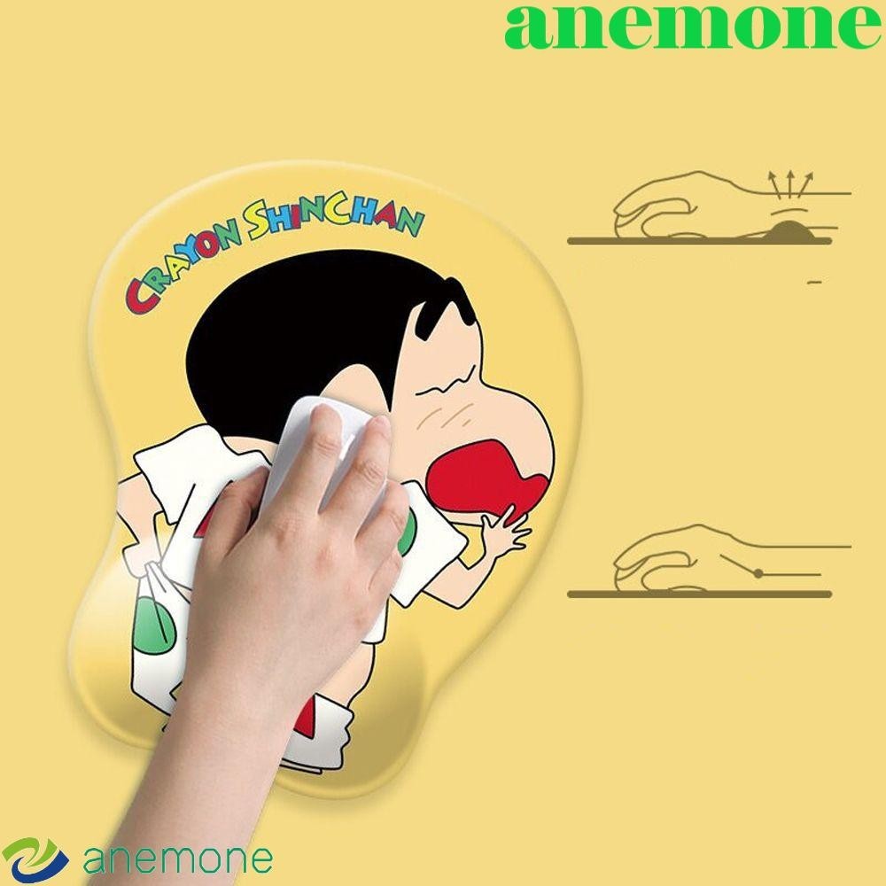 Anemone แผ่นรองเมาส์คอมพิวเตอร์สบายแผ่นรองเม้าส์อะนิเมะชุดนอน Shin-chan Shinnosuke สายรัดข้อมือ