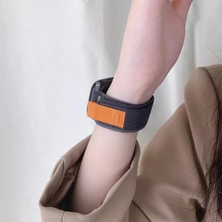 Trail Loop สายไนลอนสําหรับ Iwatch 49 มม.Ultra 3 2 Series 11 10 9 8 7 6 5 4 SE 3 2 1 45 38 40 41 42 44 46 มม.สร้อยข้อมือ Apple SmartWatch อุปกรณ์เสริม Smartwatch T800 T500 Band